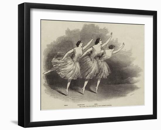 The Grand Pas Des Elemens, at Her Majesty's Theatre-null-Framed Giclee Print