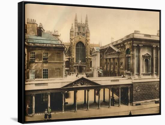 The Grand Pump Room, Bath, Somerset, C1925-null-Framed Stretched Canvas