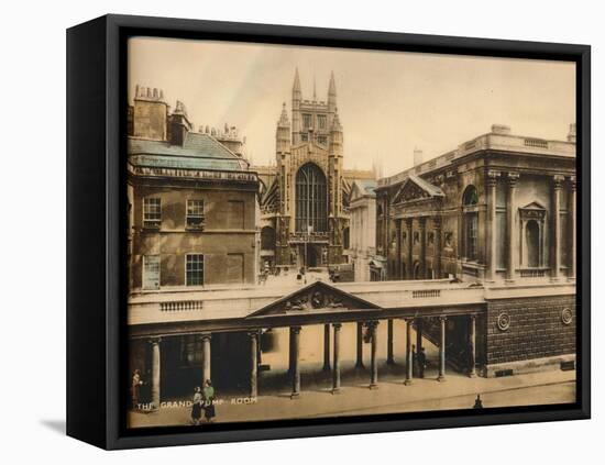 The Grand Pump Room, Bath, Somerset, C1925-null-Framed Stretched Canvas