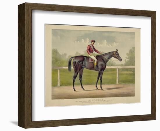 The Grand Racer Kingston-Currier & Ives-Framed Giclee Print