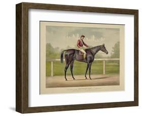 The Grand Racer Kingston-Currier & Ives-Framed Giclee Print