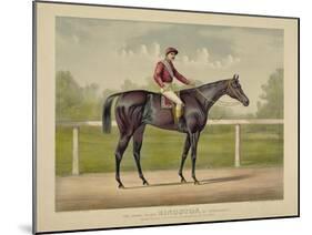 The Grand Racer Kingston-Currier & Ives-Mounted Giclee Print