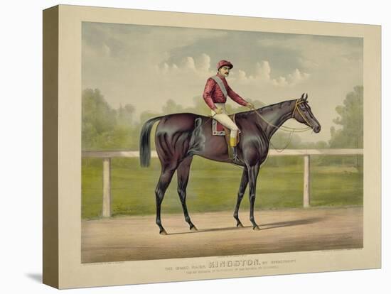 The Grand Racer Kingston-Currier & Ives-Stretched Canvas