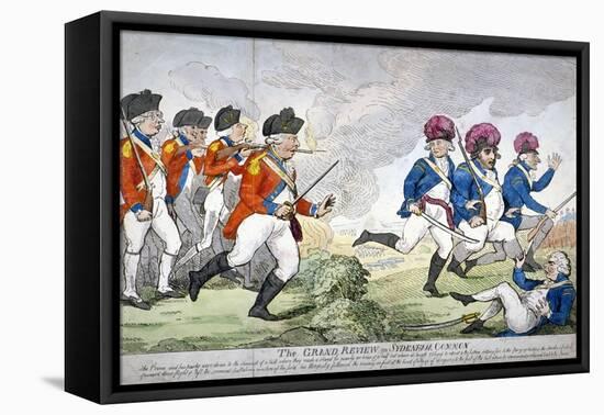 The Grand Review on Sydenham Common ..., 1792-Isaac Cruikshank-Framed Stretched Canvas