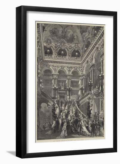 The Grand Staircase in the New Opera-House, Paris-null-Framed Giclee Print