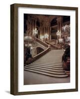 The Grand Staircase of the Opera-Garnier, 1860-75-Charles Garnier-Framed Giclee Print