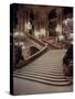 The Grand Staircase of the Opera-Garnier, 1860-75-Charles Garnier-Stretched Canvas