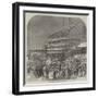 The Grand Stand at Epsom on the Derby Day-Charles Robinson-Framed Giclee Print