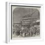 The Grand Stand at Epsom on the Derby Day-Charles Robinson-Framed Giclee Print