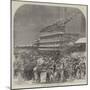 The Grand Stand at Epsom on the Derby Day-Charles Robinson-Mounted Giclee Print
