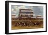 The Grand Stand at Epsom Races, Print Made by Charles Hunt, 1836-James Pollard-Framed Premium Giclee Print