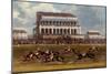 The Grand Stand at Epsom Races, Print Made by Charles Hunt, 1836-James Pollard-Mounted Giclee Print