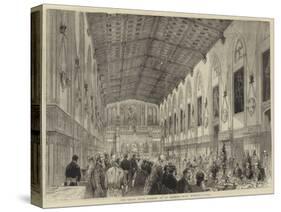 The Grand State Banquet in St George's Hall, Windsor Castle-null-Stretched Canvas