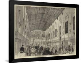 The Grand State Banquet in St George's Hall, Windsor Castle-null-Framed Giclee Print