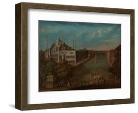 The Grand Vizier Crossing the Atmeydan? , 1720-37-Jean Baptiste Vanmour-Framed Giclee Print