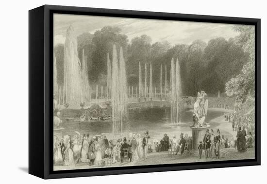 The Grand Waterworks-Eugene-Louis Lami-Framed Stretched Canvas