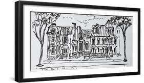 The Grande Allee, Quebec City, Quebec, Canada.-Richard Lawrence-Framed Photographic Print