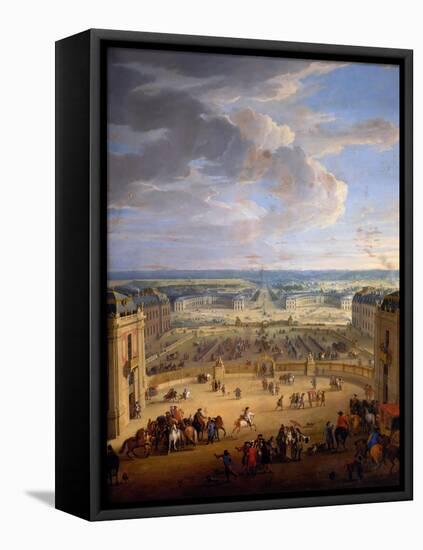 The Grande Écurie (Royal Stable) of the Château De Versailles-Jean-Baptiste Martin-Framed Stretched Canvas