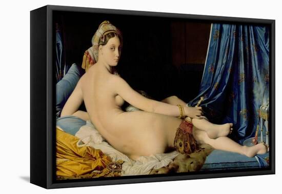 The Grande Odalisque, 1814-Jean-Auguste-Dominique Ingres-Framed Stretched Canvas