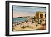 The Grande Plage at Biarritz, with the Casino and the Hotel Du Palais-null-Framed Photographic Print
