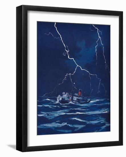 'The Grandeur of the Lightning Flash', 1935-Unknown-Framed Giclee Print