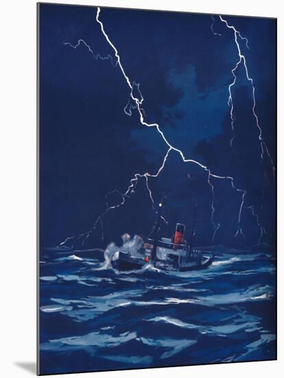 'The Grandeur of the Lightning Flash', 1935-Unknown-Mounted Giclee Print