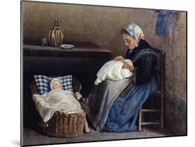 The Grandmother, 1865-Silvestro Lega-Mounted Giclee Print