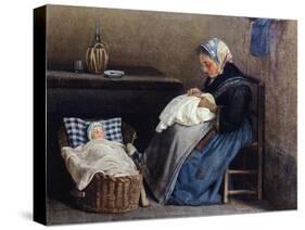 The Grandmother, 1865-Silvestro Lega-Stretched Canvas
