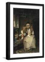 The Grandmother-Gerolamo Induno-Framed Giclee Print