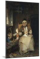 The Grandmother-Gerolamo Induno-Mounted Giclee Print