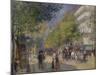 The Grands Boulevards, 1875-Pierre-Auguste Renoir-Mounted Giclee Print