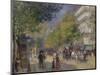 The Grands Boulevards, 1875-Pierre-Auguste Renoir-Mounted Giclee Print