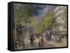 The Grands Boulevards, 1875-Pierre-Auguste Renoir-Framed Stretched Canvas