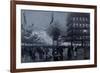 The Grands Boulevards, Paris, Decorated for the Celebration of the Franco-Russian Alliance in 1893-Luigi Loir-Framed Giclee Print