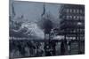 The Grands Boulevards, Paris, Decorated for the Celebration of the Franco-Russian Alliance in 1893-Luigi Loir-Mounted Giclee Print