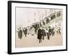 The Grandstand Staircase at the Longchamps Jockey Club-Sem-Framed Giclee Print