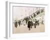 The Grandstand Staircase at the Longchamps Jockey Club-Sem-Framed Giclee Print