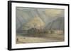 The Grange at the Head of the Keswick Lake, 1786 (W/C and Ink on Paper)-Francis Towne-Framed Giclee Print