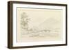 The Grange of Borrodale (Pen and Ink with W/C over Graphite on Wove Paper)-Joseph Farington-Framed Giclee Print