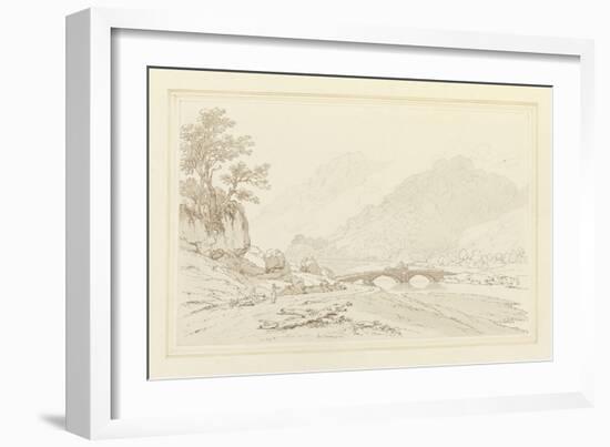 The Grange of Borrodale (Pen and Ink with W/C over Graphite on Wove Paper)-Joseph Farington-Framed Giclee Print