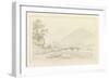 The Grange of Borrodale (Pen and Ink with W/C over Graphite on Wove Paper)-Joseph Farington-Framed Giclee Print