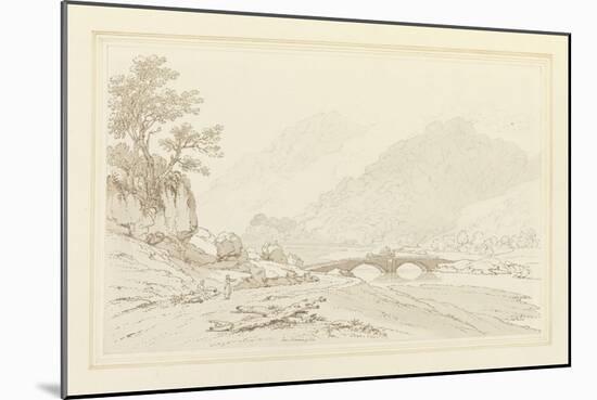 The Grange of Borrodale (Pen and Ink with W/C over Graphite on Wove Paper)-Joseph Farington-Mounted Giclee Print