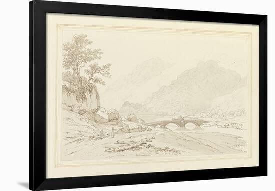 The Grange of Borrodale (Pen and Ink with W/C over Graphite on Wove Paper)-Joseph Farington-Framed Giclee Print