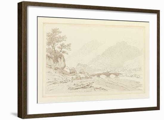 The Grange of Borrodale (Pen and Ink with W/C over Graphite on Wove Paper)-Joseph Farington-Framed Giclee Print