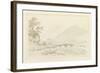 The Grange of Borrodale (Pen and Ink with W/C over Graphite on Wove Paper)-Joseph Farington-Framed Giclee Print