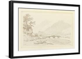 The Grange of Borrodale (Pen and Ink with W/C over Graphite on Wove Paper)-Joseph Farington-Framed Giclee Print