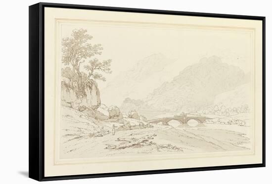 The Grange of Borrodale (Pen and Ink with W/C over Graphite on Wove Paper)-Joseph Farington-Framed Stretched Canvas