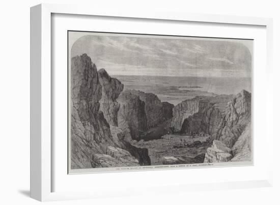 The Granite Quarry at Peterhead, Aberdeenshire-Samuel Read-Framed Giclee Print