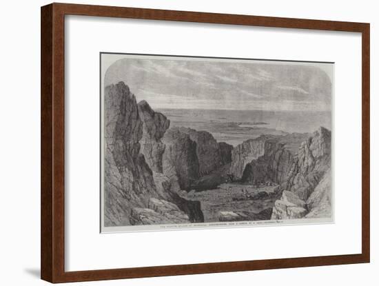 The Granite Quarry at Peterhead, Aberdeenshire-Samuel Read-Framed Giclee Print