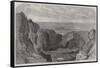 The Granite Quarry at Peterhead, Aberdeenshire-Samuel Read-Framed Stretched Canvas